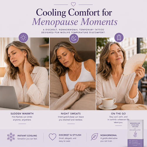 Menopause Remedy Temporary Tattoo